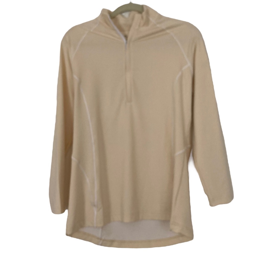 Peter Millar Cream Quarter-Zip Women's Top